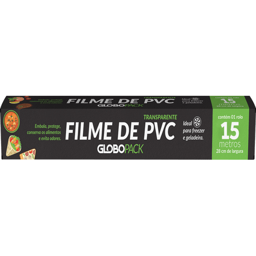 Filme-de-PVC-Globopack-28cm-x-15m-unid. Filme-de-PVC-Globopack-28cm-x-15m-unid.