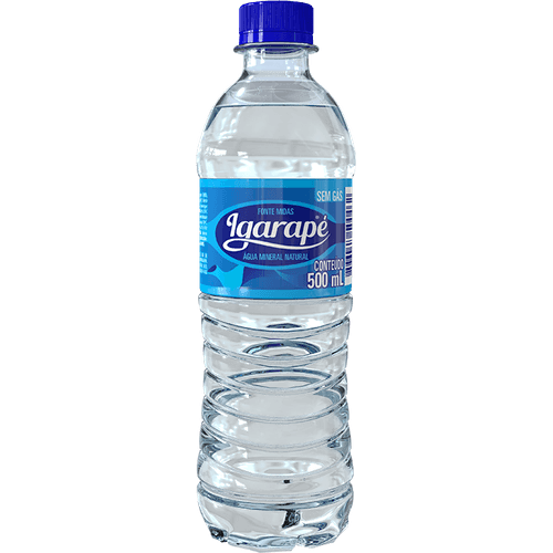 Agua-Mineral-Natural-Sem-Gas-Igarape-Garrafa-500ml Agua-Mineral-Natural-Sem-Gas-Igarape-Garrafa-500ml