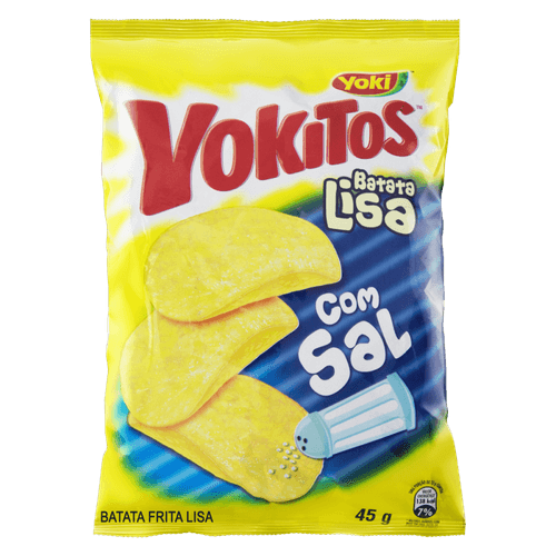 Batata-Frita-Lisa-com-Sal-Yoki-Yokitos-Pacote-45g Batata-Frita-Lisa-com-Sal-Yoki-Yokitos-Pacote-45g