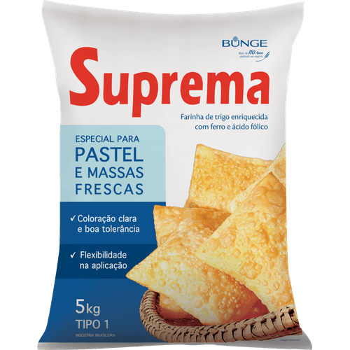 Farinha-de-Trigo-Enriquecida-com-Ferro-e-Acido-Folico-Tipo-1-para-Pastel-e-Massas-Frescas-Suprema-Pacote-5kg