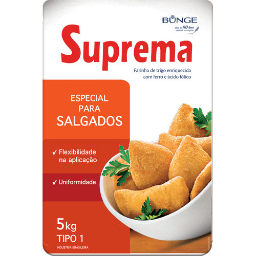 Farinha-de-Trigo-Enriquecida-com-Ferro-e-Acido-Folico-Tipo-1-para-Salgados-Suprema-Pacote-5kg