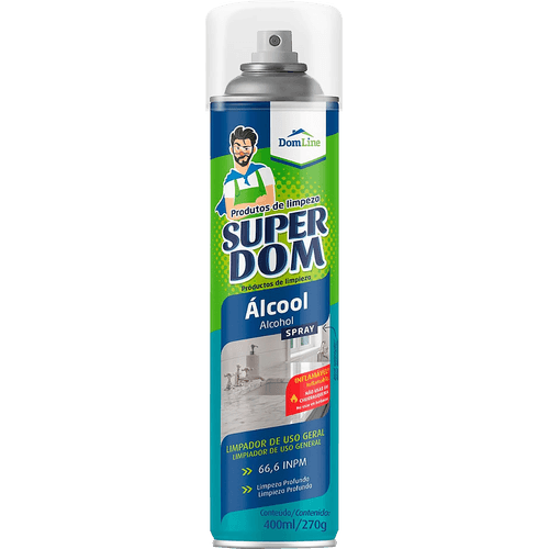 Alcool-Aerossol-666º-Dom-Line-400ml