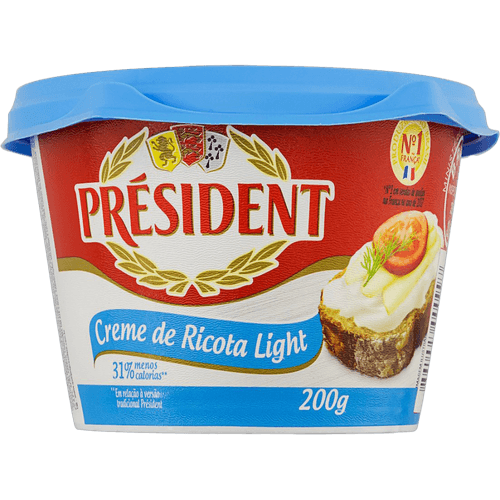 Creme-de-Queijo-Ricota-Light-President-Pote-200g