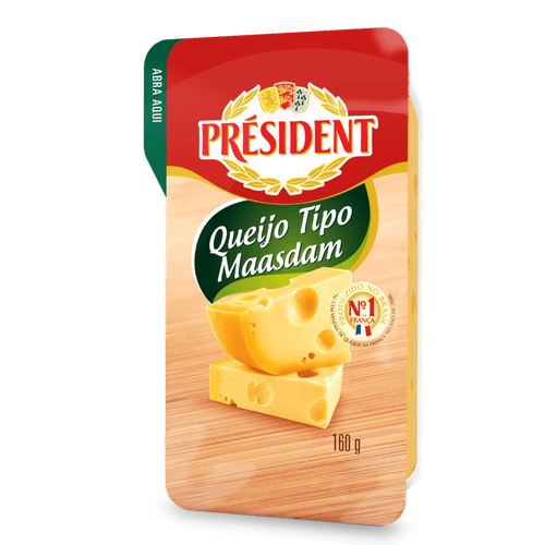 Queijo-Maasdam-President-160g