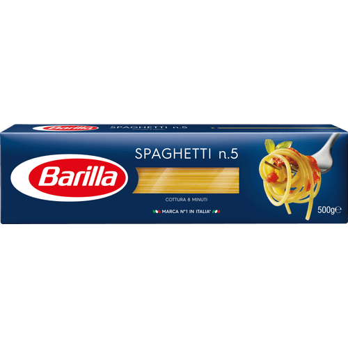 Massa-Alimenticia-Macarrao-de-Semola-de-Trigo-Duro-Spaghetti-5-Barilla-Classic-Caixa-500g