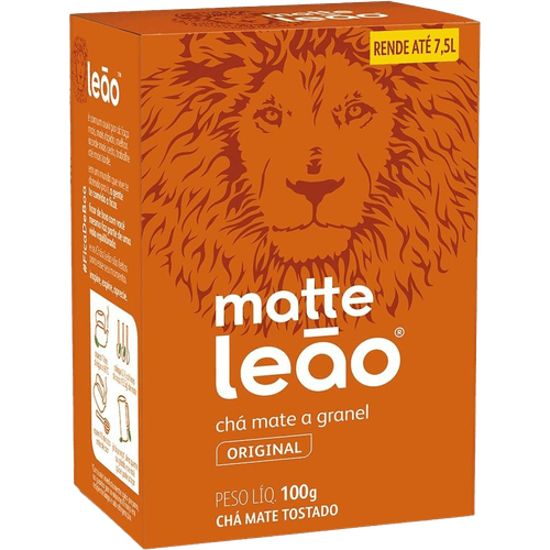 Cha-Mate-Tostado-a-Granel-Original-Matte-Leao-Caixa-100g Cha-Mate-Tostado-a-Granel-Original-Matte-Leao-Caixa-100g