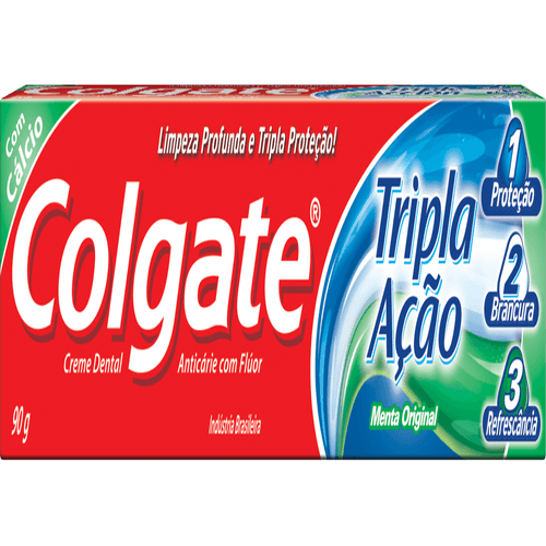 Creme-Dental-Anticarie-com-Fluor-Menta-Original-Colgate-Tripla-Acao-Caixa-90g