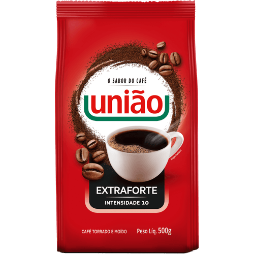 Cafe-em-Po-Uniao-Torrado-e-Moido-Extraforte-Pouch-500g Cafe-em-Po-Uniao-Torrado-e-Moido-Extraforte-Pouch-500g