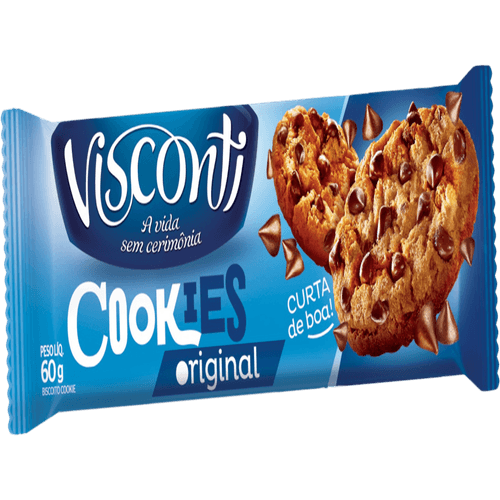 Biscoito-Cookie-Original-Visconti-Pacote-60g Biscoito-Cookie-Original-Visconti-Pacote-60g