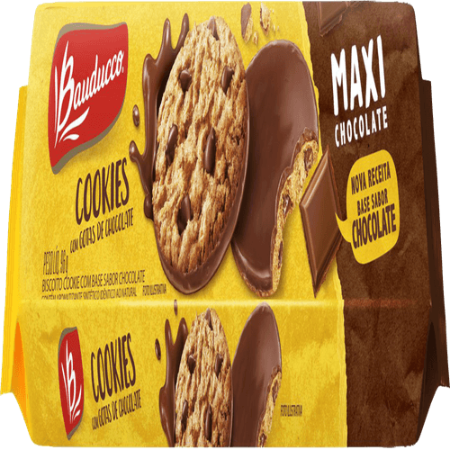 Biscoito-Cookie-com-Gotas-de-Chocolate-e-Base-Coberta-de-Chocolate-Bauducco-Maxi-Pacote-96g