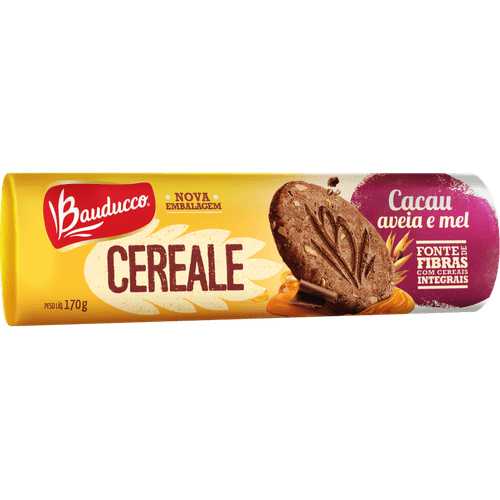 Biscoito-44--Cereal-Integral-com-Cacau-Aveia-e-Mel-Bauducco-Cereale-Pacote-170g