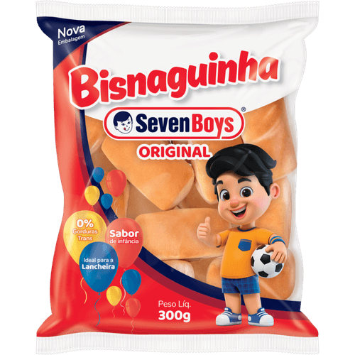 Pao-Bisnaguinha-Original-Seven-Boys-Pacote-300g Pao-Bisnaguinha-Original-Seven-Boys-Pacote-300g