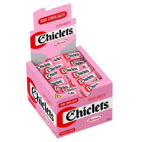 Goma-de-mascar-Chiclets-Tutti-Frutti-28g Goma-de-mascar-Chiclets-Tutti-Frutti-28g