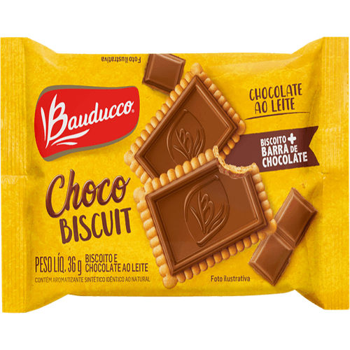 Biscoito-e-Barra-de-Chocolate-ao-Leite-Bauducco-Choco-Biscuit-Pacote-36g