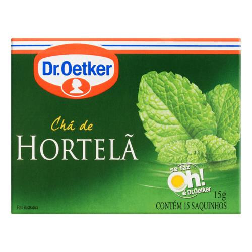 Cha-Ervas-Dr.Oetker-Hortela-Caixa-15g-Com-15-Saquinhos