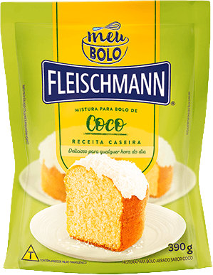 Mistura para Bolo Fleischmann Coco Pouch com 390g