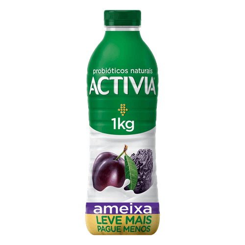 Leite-Fermentado-Parcialmente-Desnatado-com-Probioticos-e-Preparado-de-Fruta-Ameixa-Activia-Garrafa-1kg-Embalagem-Economica