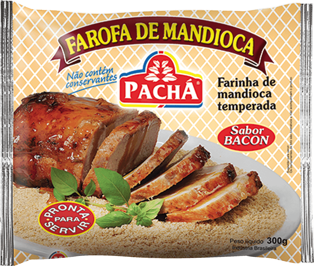 Farofa Pronta Sabor Bacon - Pachá - 300g