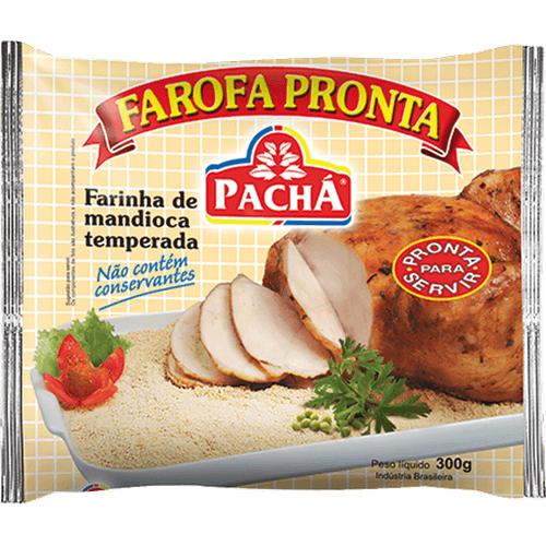 Farofa-Pacha-300g-pc-Mandioca-Tempd Farofa-Pacha-300g-pc-Mandioca-Tempd