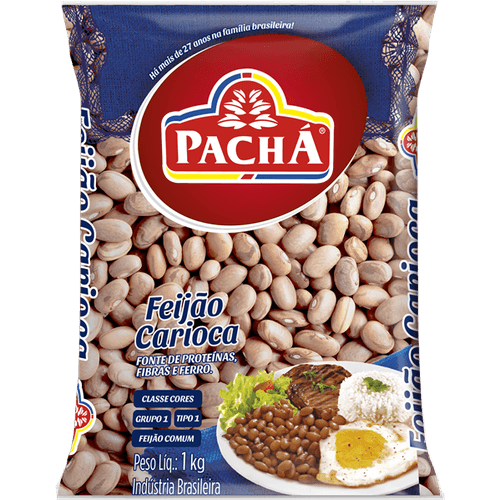 Feijao-Carioca-Pacha-1kg Feijao-Carioca-Pacha-1kg
