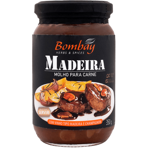 Molho-Madeira-para-Carne-com-Vinho-Madeira-e-Champignon-Bombay-Herbs---Spices-Vidro-350g