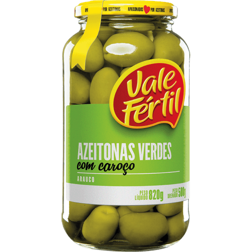 Azeitona-Verde-em-Conserva-com-Caroco-Vale-Fertil-Vidro-Peso-Liquido-820g-Peso-Drenado-500g