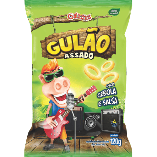 Salgadinho-Gulao-Cebola-e-Salsa-120g Salgadinho-Gulao-Cebola-e-Salsa-120g