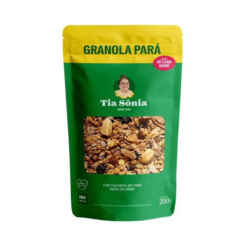 Granola-Integral-Tia-Sonia-Castanha-do-Para-Pacote-200g