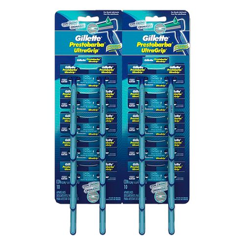Aparelho-Descartavel-para-Barbear-Cabeca-Fixa-Gillette-Prestobarba-UltraGrip-2-Unidades Aparelho-Descartavel-para-Barbear-Cabeca-Fixa-Gillette-Prestobarba-UltraGrip-2-Unidades