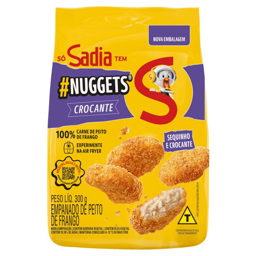 Empanado-de-Frango-Peito-Crocante-Sadia-Nuggets-Pacote-300g