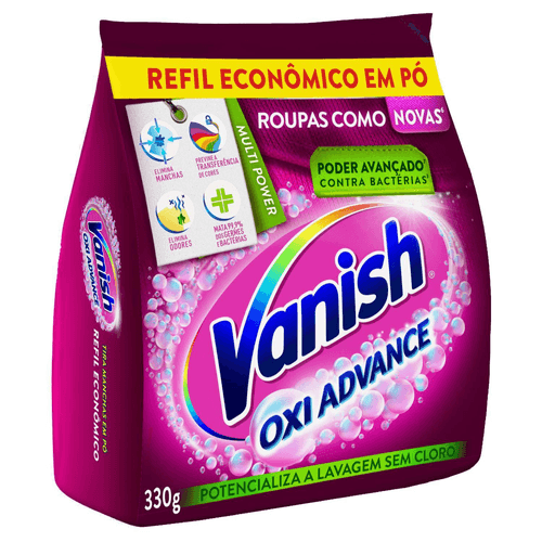 Tira-Manchas-Vanish-em-Po-Oxi-Advance-para-roupas-coloridas-Refil-Economico-330g