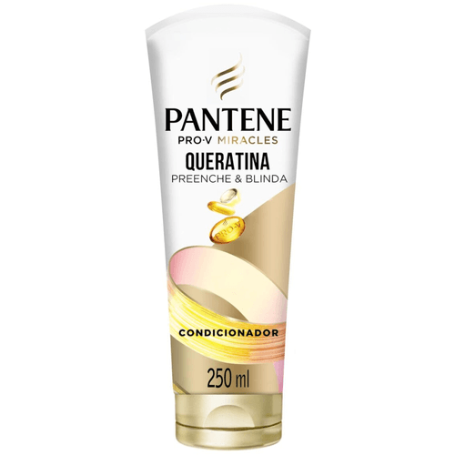 Condicionador-Queratina-e-Pro-Vitamina-B5-Pantene-Pro-V-Miracles-Queratina-Preenche---Blinda-Bisnaga-250ml