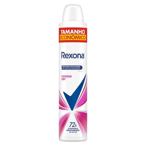 Desodorante Antitranspirante Aerosol Rexona Powder Dry 200ml