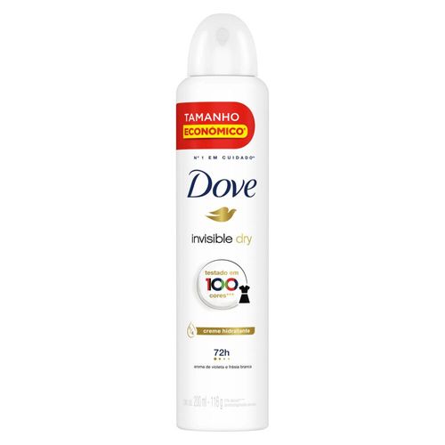 Desodorante Antitranspirante Aerosol Dove Invisible Dry 200 ml