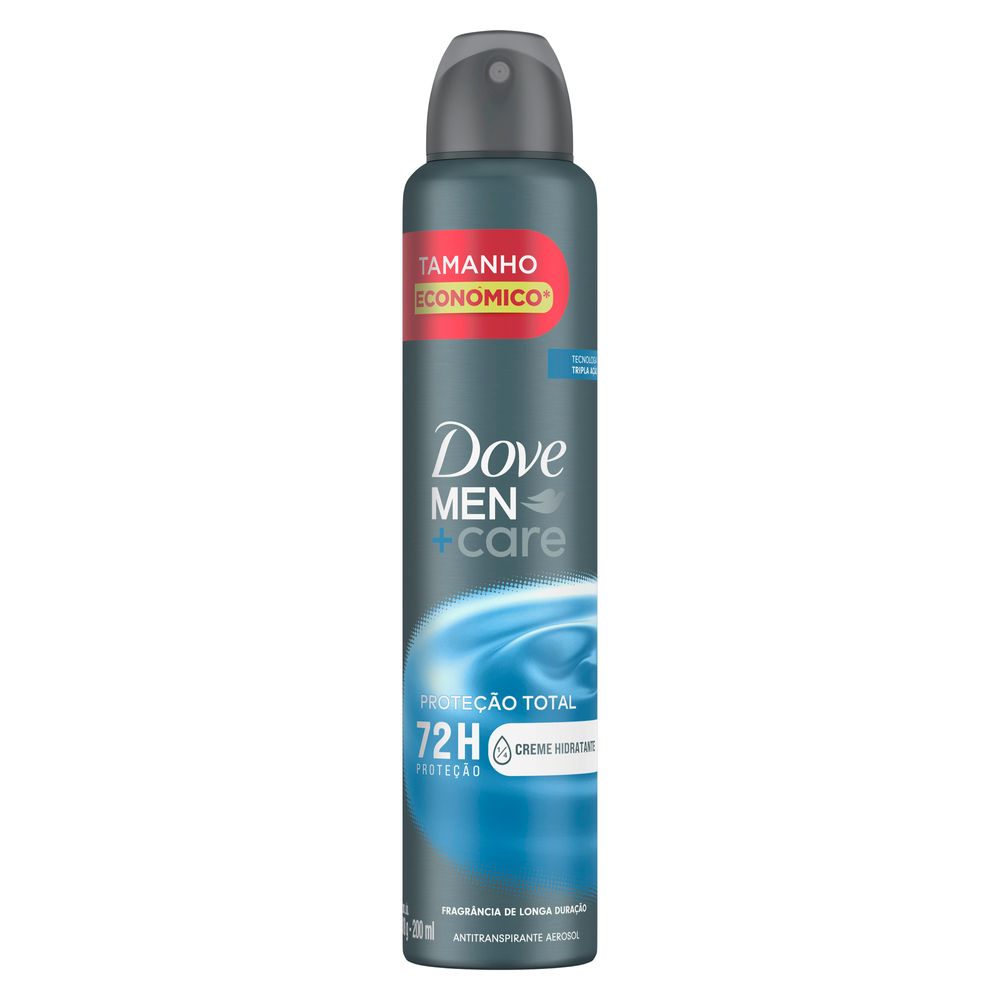 Desodorante Aerossol Masculino Dove Men Care Cuidado Total 118g