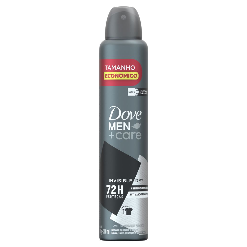 Desodorante Aerossol Masculino Dove Men Invisible Dry 200ml