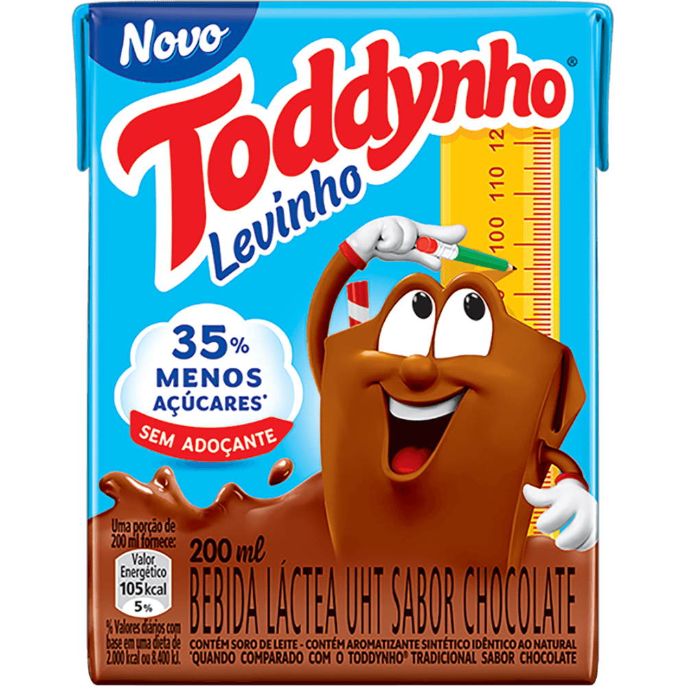 Bebida Láctea Uht Chocolate Toddynho Levinho Caixa 200Ml - Apoio Entrega V2