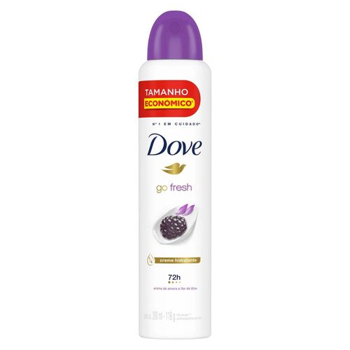 Desodorante Antitranspirante Aerosol Dove Go Fresh Amora 200 ml