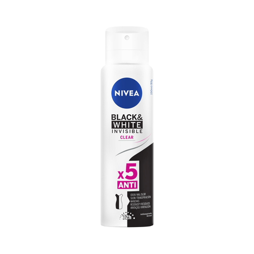 NIVEA-Desodorante-Antitranspirante-Aerossol-Invisible-Black---White-Clear-150ml