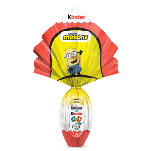 Ovo-de-Pascoa-Chocolate-ao-Leite-com-Recheio-ao-Leite-Minions-Kinder-100g-Vem-com-Surpresa