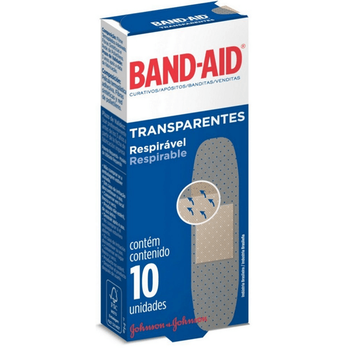 Curativo-BAND-AID-Transparente-10-unidades Curativo-BAND-AID-Transparente-10-unidades