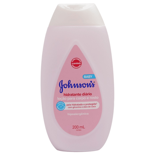 Locao-Hidratante-Diario-Johnson-s-Baby-Frasco-200ml Locao-Hidratante-Diario-Johnson-s-Baby-Frasco-200ml