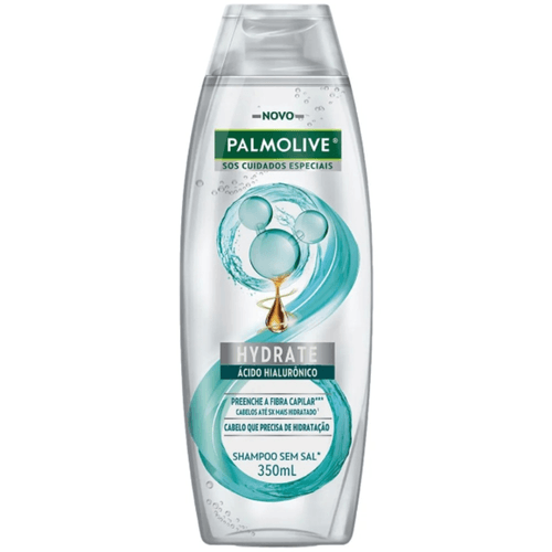 Shampoo-Palmolive-SOS-Cuidados-Especiais-Hydrate-Acido-Hialuronico-Frasco-350ml Shampoo-Palmolive-SOS-Cuidados-Especiais-Hydrate-Acido-Hialuronico-Frasco-350ml