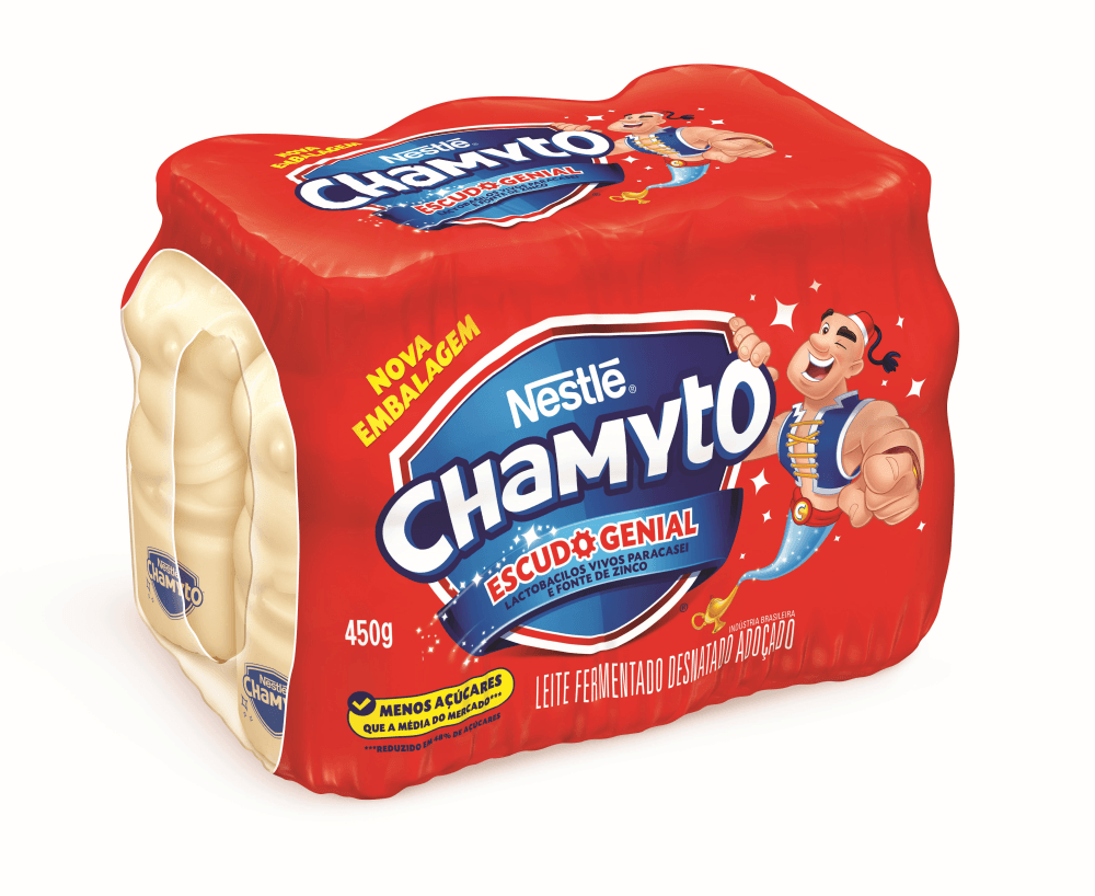 Leite Fermentado Chamyto 450G com 6 unidades