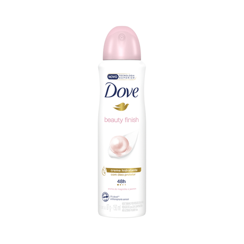 Antitranspirante-Aerossol-Magnolia-e-Jasmim-72h-Dove-Beauty-Finish-150ml-Spray Antitranspirante-Aerossol-Magnolia-e-Jasmim-72h-Dove-Beauty-Finish-150ml-Spray
