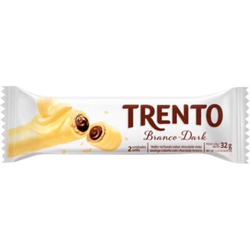 -Trento-Chocolate-Branco-Dark--Recheio-Chocolate-Meio-Amargo-32g -Trento-Chocolate-Branco-Dark--Recheio-Chocolate-Meio-Amargo-32g