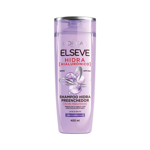 Shampoo-Hidra-Preenchedor-L-oreal-Paris-Elseve-Hidra-Hialuronico-Frasco-400ml Shampoo-Hidra-Preenchedor-L-oreal-Paris-Elseve-Hidra-Hialuronico-Frasco-400ml