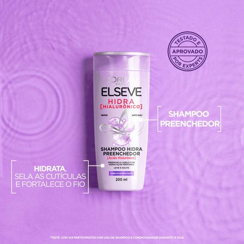Shampoo-Hidra-Preenchedor-L-oreal-Paris-Elseve-Hidra-Hialuronico-Frasco-200ml Shampoo-Hidra-Preenchedor-L-oreal-Paris-Elseve-Hidra-Hialuronico-Frasco-200ml
