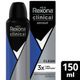 Antitranspirante-Aerossol-Clean-96h-Rexona-Clinical-Men-150ml-Spray Antitranspirante-Aerossol-Clean-96h-Rexona-Clinical-Men-150ml-Spray