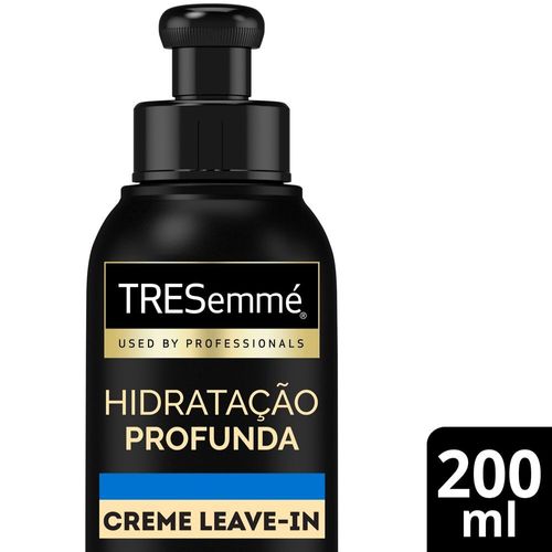 Creme-Leave-In-com-Pantenol-Niacinamida-e-Filtro-UV-Tresemme-Hidratacao-Profunda-Frasco-200ml